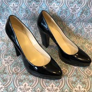 Calvin Klein Black Platform Heels